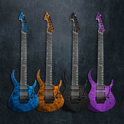 Ormsby [PRE-ORDER] RC-ONE GTR 7 string 2020 Orange Marblizer image 2