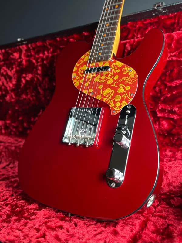 Fender Limited Edition Raphael Saadiq Telecaster w/HSC - Dark Metallic Red (2023) image 1