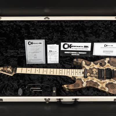 Charvel Warren DeMartini USA Signature Snake MN - Snakeskin image 3