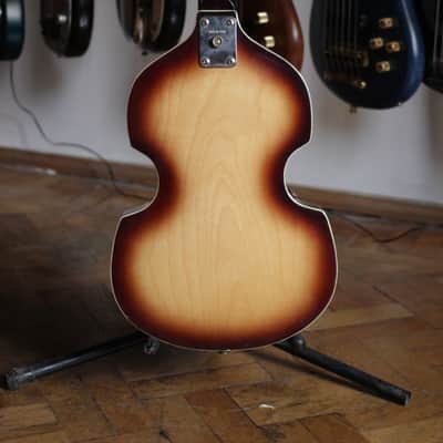 Vintage Japan Fresher Violin VB Bass 1974 - Sunburst image 5