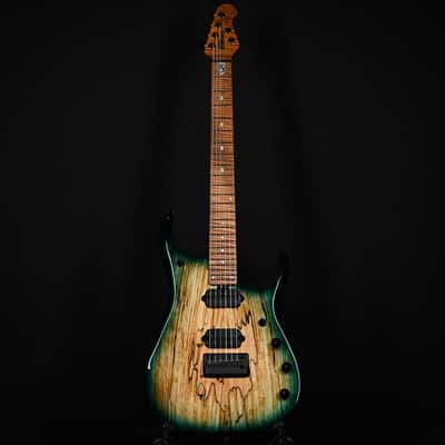 Ernie Ball Music Man JP15 Emerald Glow w/ Roasted Figured Maple Neck *Miami Guitar Exclusive* 2024 (H06726) image 2