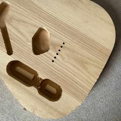 DIY Alder Wood Unfinished Left Handed Guitar Tele Style Body image 2