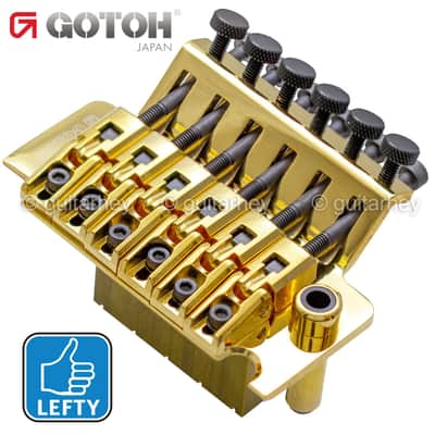 NEW Gotoh Ge1996T Floyd Rose Tremolo LEFTY Guitar Bridge LEFT HANDED - GOLD - 33mm Block