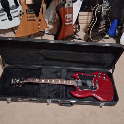 Epiphone SG Standard Dark Cherry 2006 Limited Edition / Custom shop / with EMG active pickups with hard case image 1