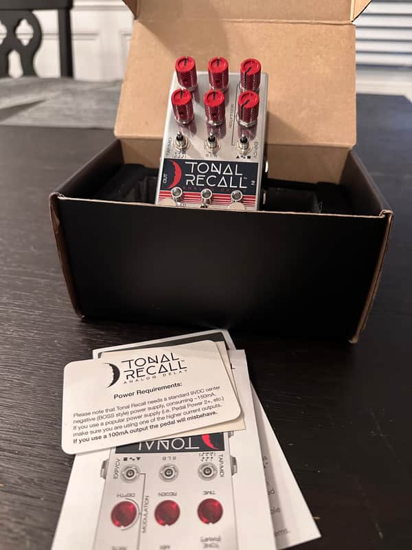 Chase Bliss Audio Tonal Recall RKM Red Knob Mod Analog Delay 2017 - 2018 - Graphic with Red Knobs image 1