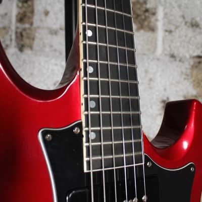 1981 Gibson Victory X MV-10 with Stopbar Tailpiece Candy Apple Red w/ Mods & Hard Case image 8