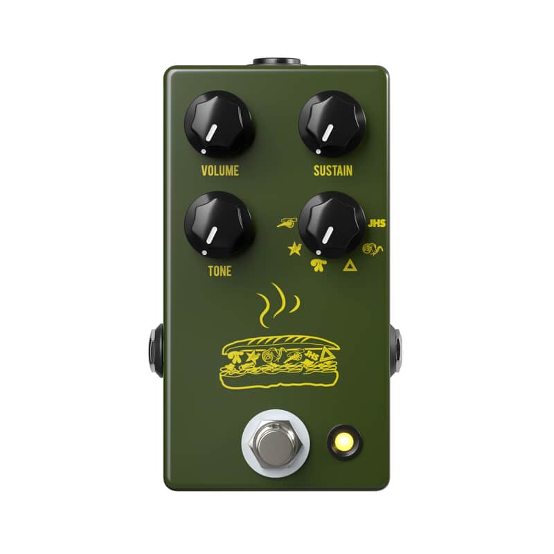 New JHS Muffuletta Army Green Fuzz Guitar Effects Pedal image 1