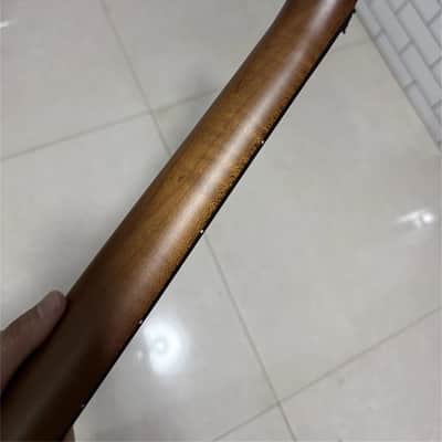 Banana head Stainless 22frets Roasted Maple guitar neck Rosewood fingerboard image 7