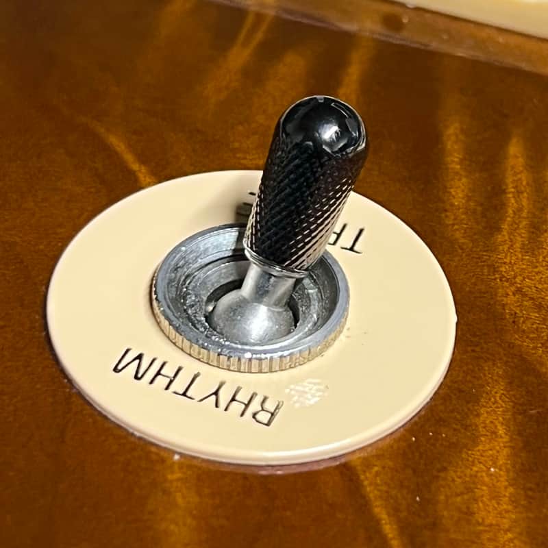 Kinnatone knurled BLACK Nickel Three way Toggle switch tip 8/32 fits American Gibson style Aluminium image 1