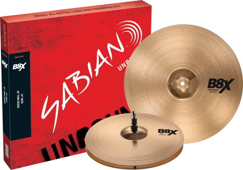 Sabian B8X First Pack (with 14"Hats) image 1
