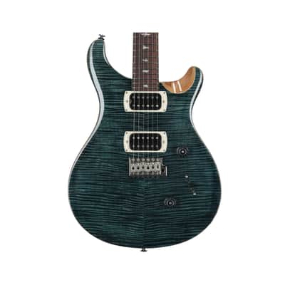 PRS SE Custom 24 6-String Solid Body Electric Guitar (Slate Blue) image 2