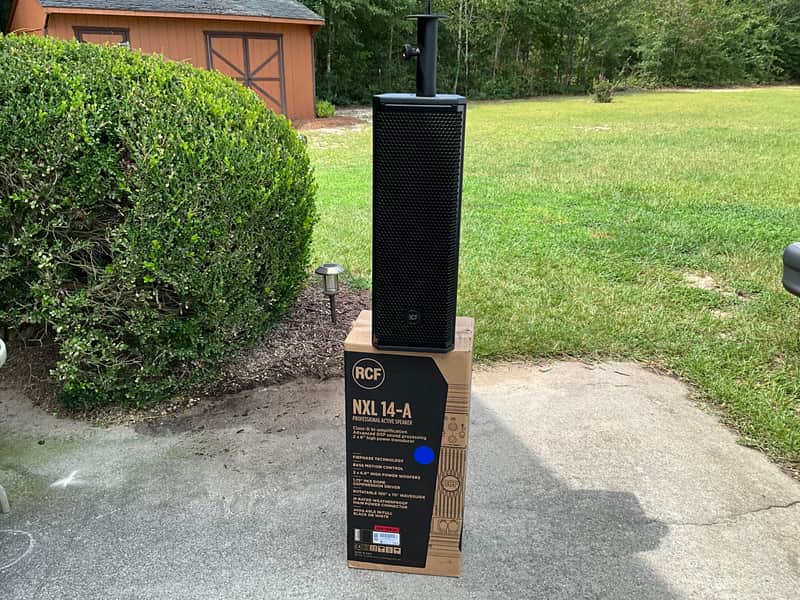 RCF NXL 14a w/ speaker pole mount image 1