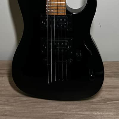 Mitchell MM100 Mini Double-Cutaway Electric Guitar - Black image 1