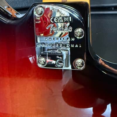 Fender American Professional II Jazzmaster Left-Handed with molded Deluxe case - 3-Color Sunburst (Open Box) image 5