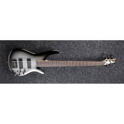 Ibanez SR305EMSS SR 5 String Bass - Metallic Silver Sunburst image 5