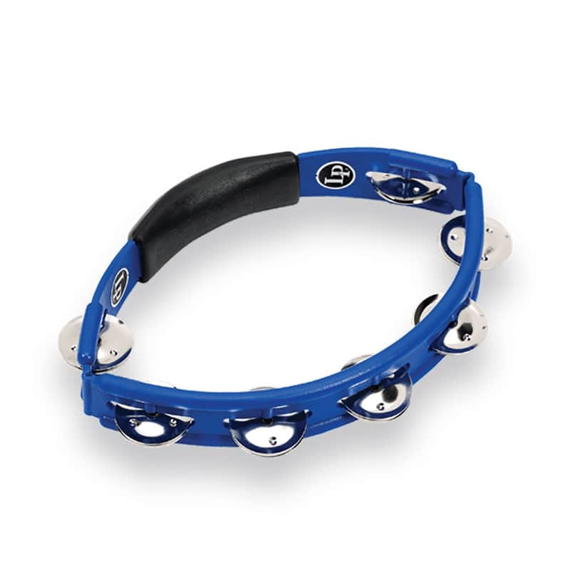 Latin Percussion LP142NYHBL City Series Tambourine with Single-Row Jingles image 1