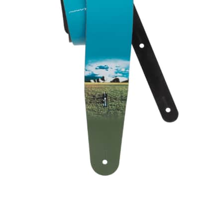 Daddario John Lennon Mind Games Printed Leather Guitar Strap 2.5 Inch Sign image 1