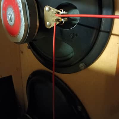 2 Marshall 2097 P.A. 8x8 Red Rola Celestion early 70's Speaker Cabinet Pair - Black Tolex rare image 14