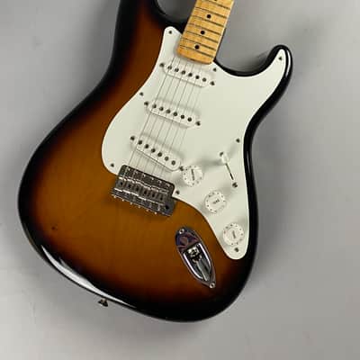 Fender Stratocaster  1957 Re-Issue   - 2 tone  Burst, With Case candy , and Original Fender Tweed Hardshell case image 2