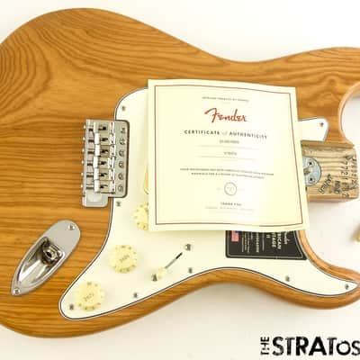 Fender AV II American Vintage 1973 BODY + HARDWARE, 73 Strat Ash Aged Natural image 2