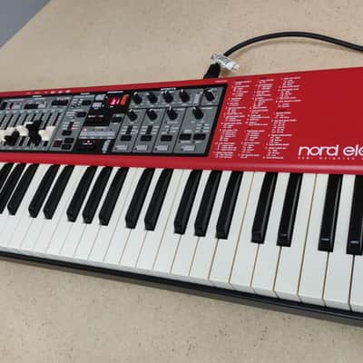 Nord Electro 4D SW61 Semi-Weighted 61-Key with Synthcloud libraries e bag