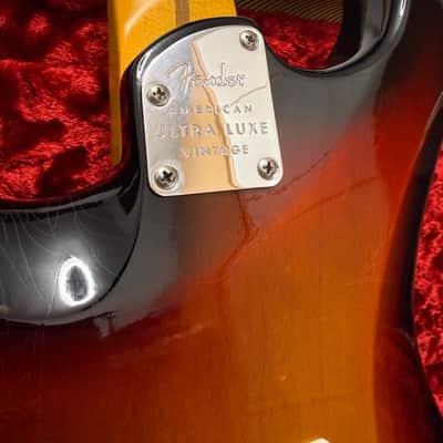 Fender American Ultra Luxe Vintage '50s Stratocaster 2025 - Present - 3-Color Sunburst image 8