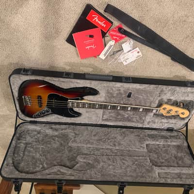 Fender American Elite Jazz Bass with Ebony Fretboard 2016- 2019 - 3-Color Sunburst image 7