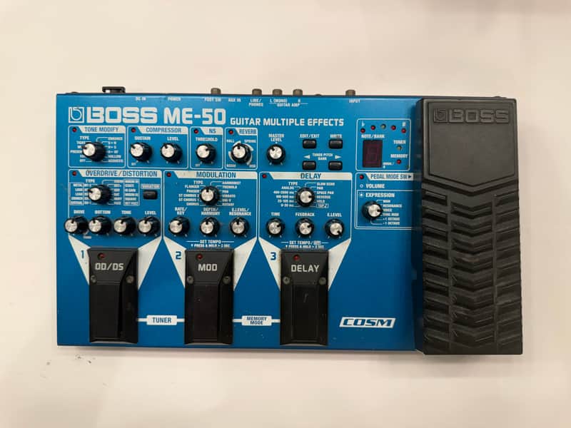 Boss Roland ME-50 Guitar Multiple Multi Effects Processor Pedal + Power Supply image 1