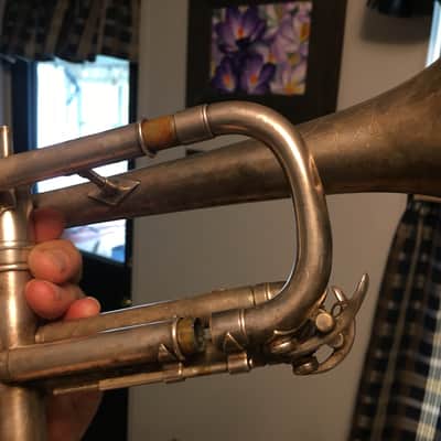 MAKE OFFER CORNET 1922 CONN 10A WONDER SILVER PLATE MISSING SOME PARTS NOT FUNCTIONING FREE SHIP image 21