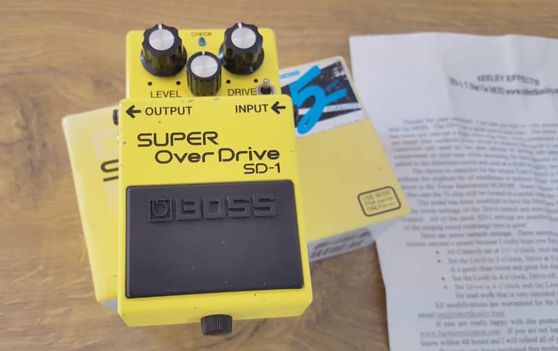Boss SD-1 Super Overdrive w/ Keeley GE Mod | Reverb UK