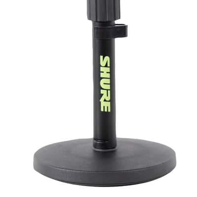 Gator Cases SH-DESKTOP1 SHURE Desktop Microphone Stand w 6" Round Base image 3