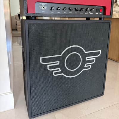 Mad Professor MP-101 2010-2018 - Red/Black Leather - Head & Matching 4x12 Cab image 1