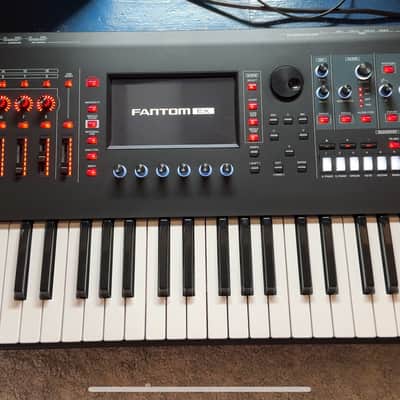 Roland Fantom 6 EX 61-Key Workstation Keyboard 2024 - Present - Black image 4