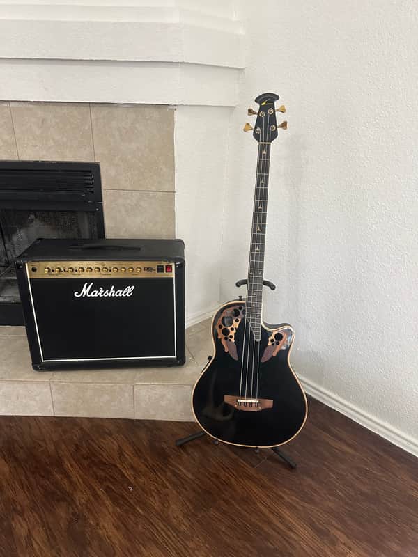 Ovation B5768 Elite Bass 1995 - 1997 - Black image 1