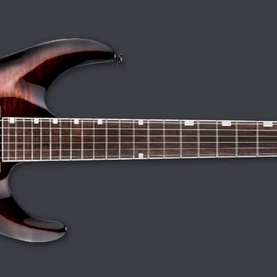 PRE-ORDER - 2026 LTD MH-200HT QUILTED MAPLE HARDTAIL GUITAR | DARK BROWN SUNBURST image 2