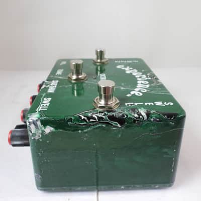 Prescription Electronics Experience Octave Fuzz Effects Pedal Green Swirl w/Box image 4