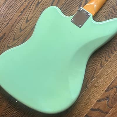 2005 Fender American Vintage ‘62 Jaguar (Lollar Pickups) - Surf Green image 13