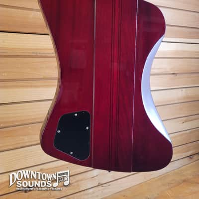Epiphone IBG Firebird with Epiphone Premium Gig Bag - Wine Red, ProBucker FB720 Firebird Pickups, Grover Tuners image 6