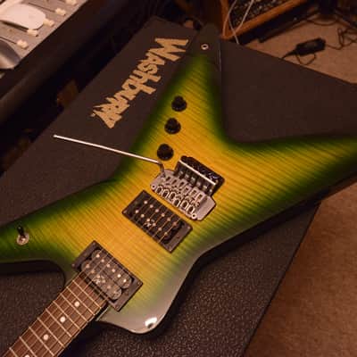 Washburn Dimebag Darrell Dime 333 DimeSlime AAA Slime Flame Top Pantera Signature Guitar Dean ML image 16