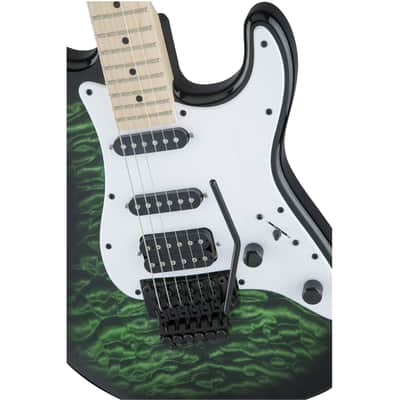 Jackson Adrian Smith Iron Maiden Signature SDXQ Electric Guitar - Transparent Green image 1