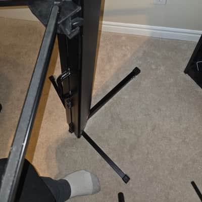 Ultimate Support Apex AX48-BP Two-Tier Keyboard Stand 2005-2006 - Black image 4