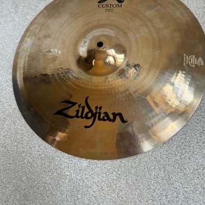 Zildjian 16” A Custom Crash Cymbal 00s - Cu image 1