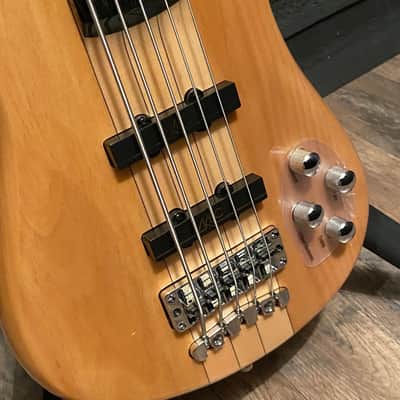 Warwick RockBass Streamer NT I 5 String Fretless Electric Bass Guitar Natural Transparent High Polish image 5