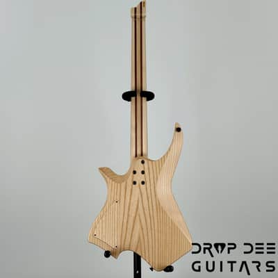 Infinia Neptune Headless Electric Guitar w/ Bag - Black Walnut image 14