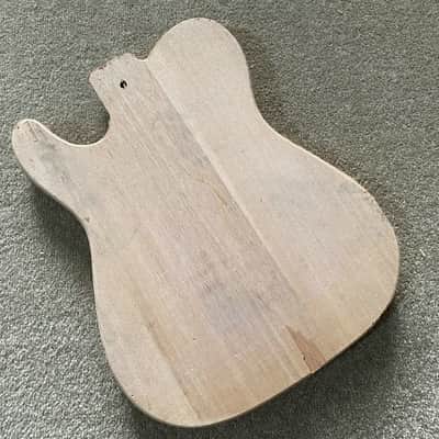 Solid Unfinished Basswood Guitar Telecaster Tele Style Body image 2