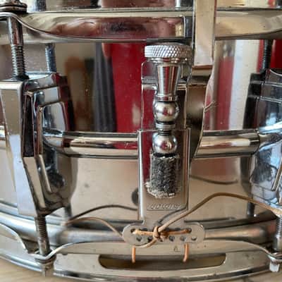 Ludwig LM400 Supraphonic 5x14 1966 Vintage Snare Drum image 6