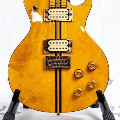 Daion PowerMark XX 1980 - Tan / Natural - First Generation - Striped Fretboard image 3