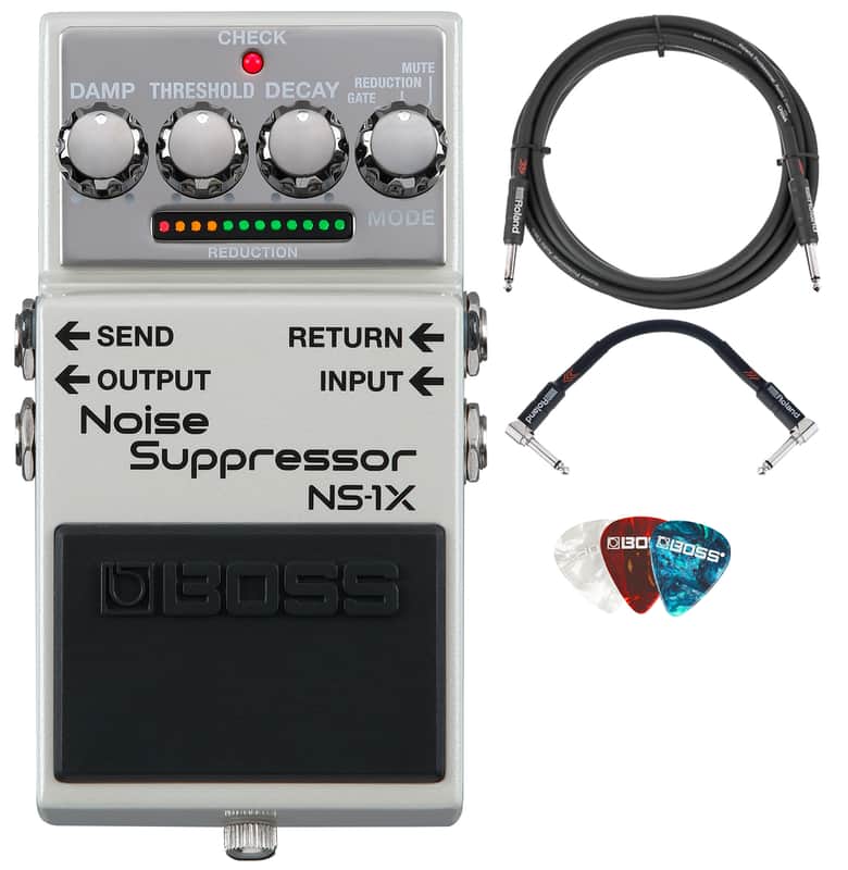 Boss NS-1X Noise Suppressor w/ Instrument Cable image 1
