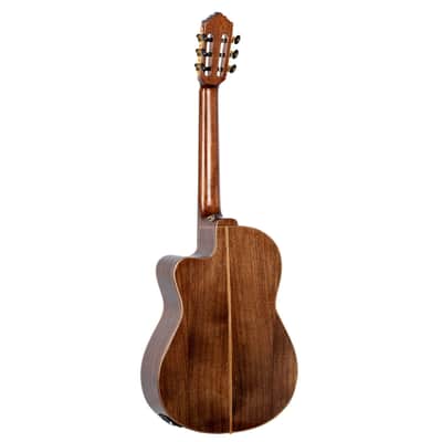 Ortega RCE158SN-TSB Solid Spruce Top Mahogany Neck Cutaway Nylon 6-String Classical Acoustic-Electric Guitar w/Gig Bag image 3