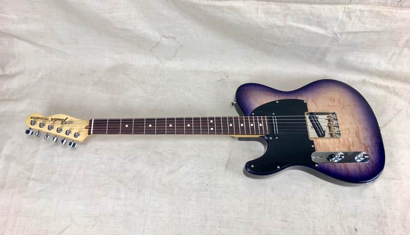 Used Fender/Warmoth Lefty Partscaster Telecaster Guitar w/USA Highway One Neck & JBE Pickups image 1